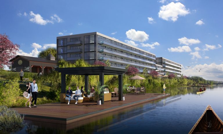 Upper Vista Rendering from Water